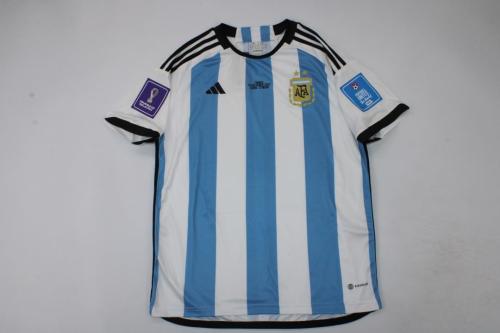 2022 Argentina Home Final Game  Fans Jersey