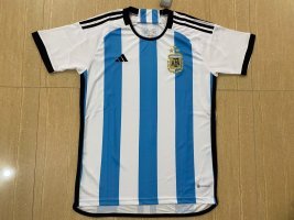 2022 Argentina Home Fans Jersey(Three stars)