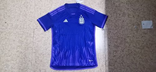 2022 Argentina Away Fans Jersey(Three stars)