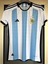 2022 Argentina Home Player Jersey( Three stars)/2022阿根廷主场3星球员版