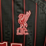 23-24 Liverpool Black x JAMES Fans Jersey/23-24利物浦詹姆斯联名版球迷