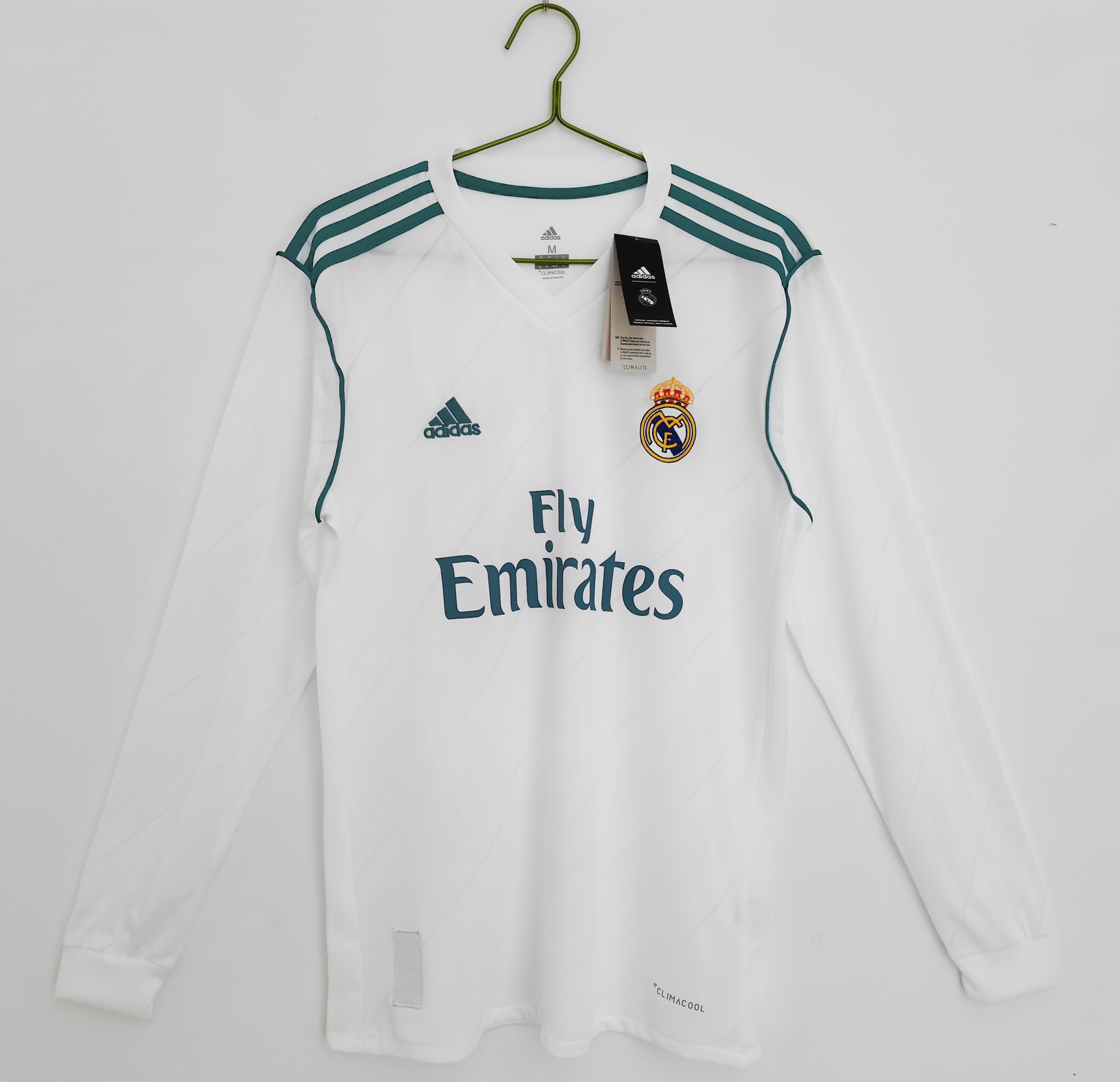 Real Madrid 17/18 Away Long Sleeve Retro Jersey - Zorrojersey- Professional  Custom Soccer Jersey Online Store