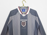 1996 England Away Retro Long Sleeve Jersey/1996 英格兰客场长袖