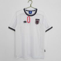 99-01 England Home White Retro Jersey/99-01 英格兰主场