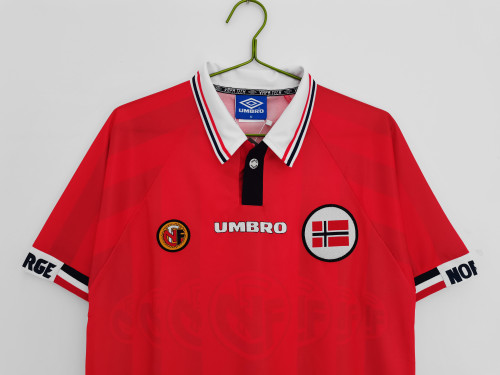 98-99 Norway Home Retro Fans Jersey/98-99 挪威主场