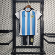 2022 Argentina Home Kids Kit /2022 阿根廷主场3星童装