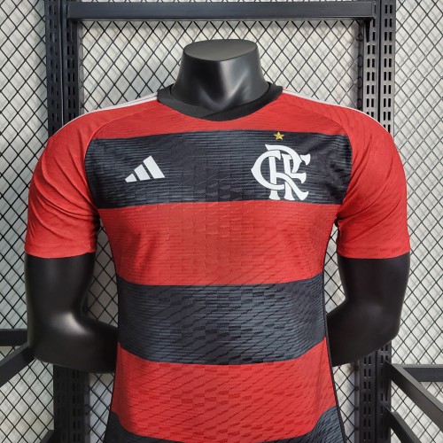 23-24 Flamengo Home Player Jersey /23-24 弗拉门戈主场球员版