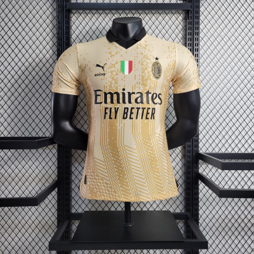 23-24  AC Milan Special Gold Edition Player Jersey