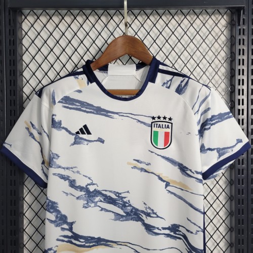 2023 Italy Away White Kid Kit