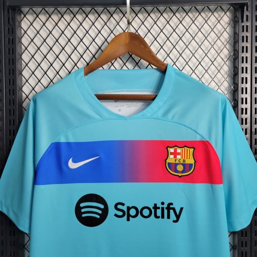 23-24 Barcelona Blue Fans Jersey