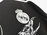 14-15 Real Madrid Third Black Long Sleeve Retro Jersey/14-15 皇马第二客场长袖