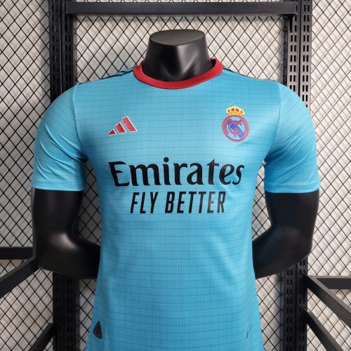 23-24  Real Madrid Blue Player Jersey