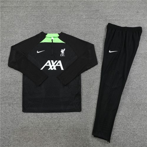 23-24 Liverpool Black Player version Training suit /23-24利物浦半拉训练服，球员版