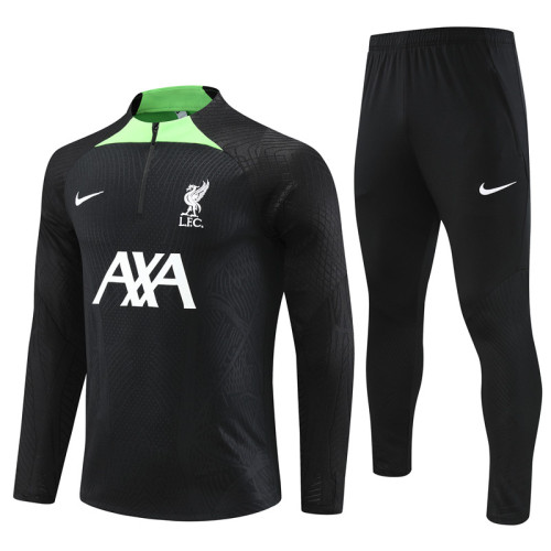 23-24 Liverpool Black Player version Training suit /23-24利物浦半拉训练服，球员版