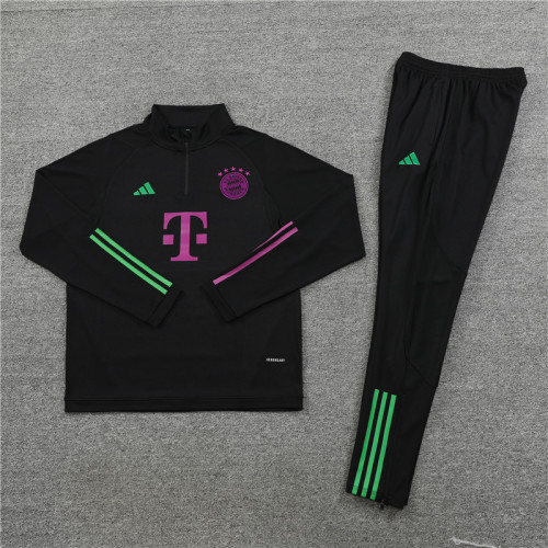 23-24 Bayern Munich Black Training suit