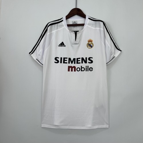 03-04  Real Madrid Home Retro Jersey