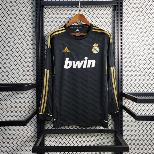 11-12  Real Madrid Away Retro Long Sleeve Jersey/11-12 皇马客场长袖