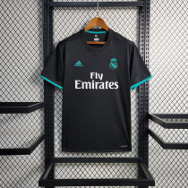 17-18 Real Madrid Away Black Retro Jersey/17-18 皇马客场