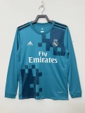 17-18 Real Madrid Third Long Sleeve Retro Jersey/17-18 皇马第二客场长袖