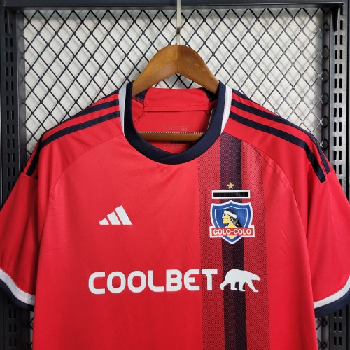 23-24 Colo Colo  Red Away Jersey