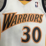 M&N 09-10 WARRIORS  SW White 30#CURRY/ 09-10 勇士队30#CURRY
