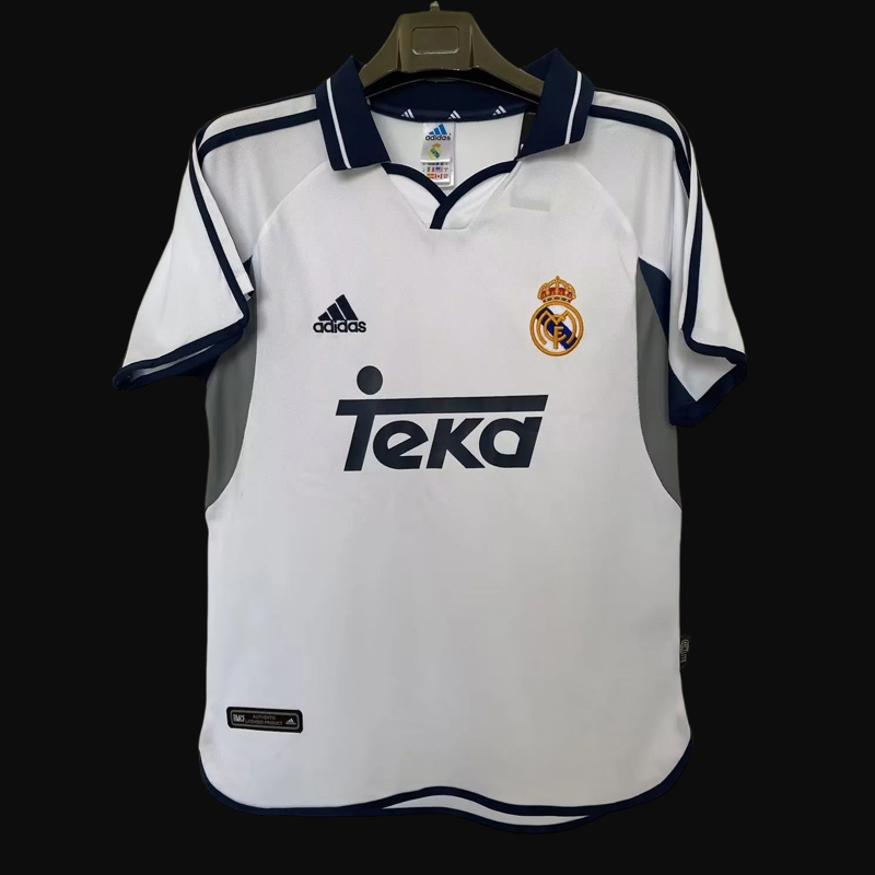 2000 01 Real Madrid Home Retro Jersey