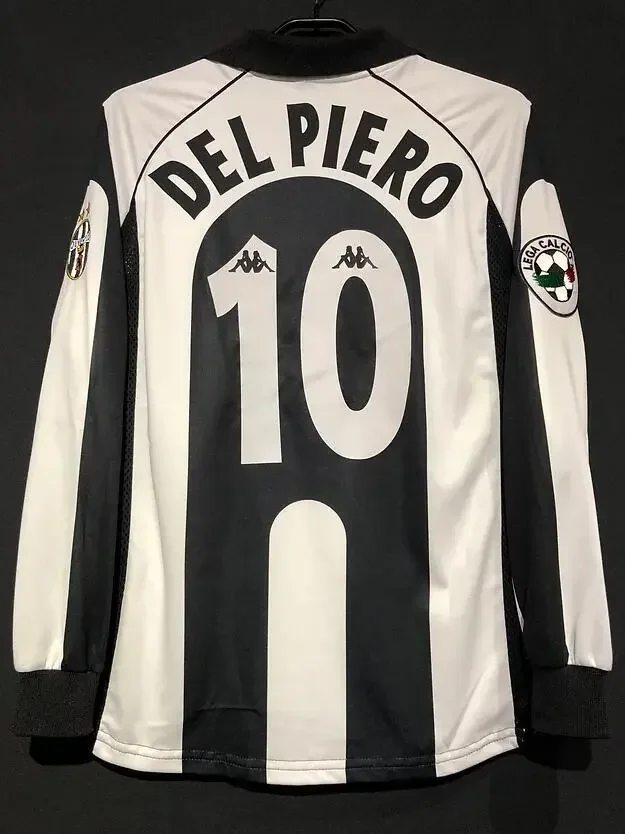 優れた品質 1997-98 Juventus Home Long Sleeve Retro Jersey ウェア