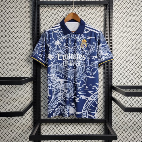 23-24 Real Madrid Special Blue Fans Jersey/23-24皇马特别球迷版蓝色