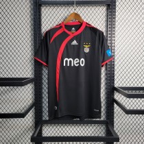 09-10 Benfica Black Retro Jersey/09-10 本菲卡黑色复古