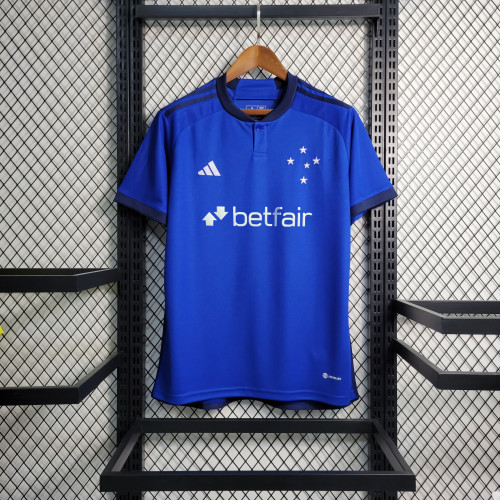 23-24 Cruzeiro Home Blue fans version jersey