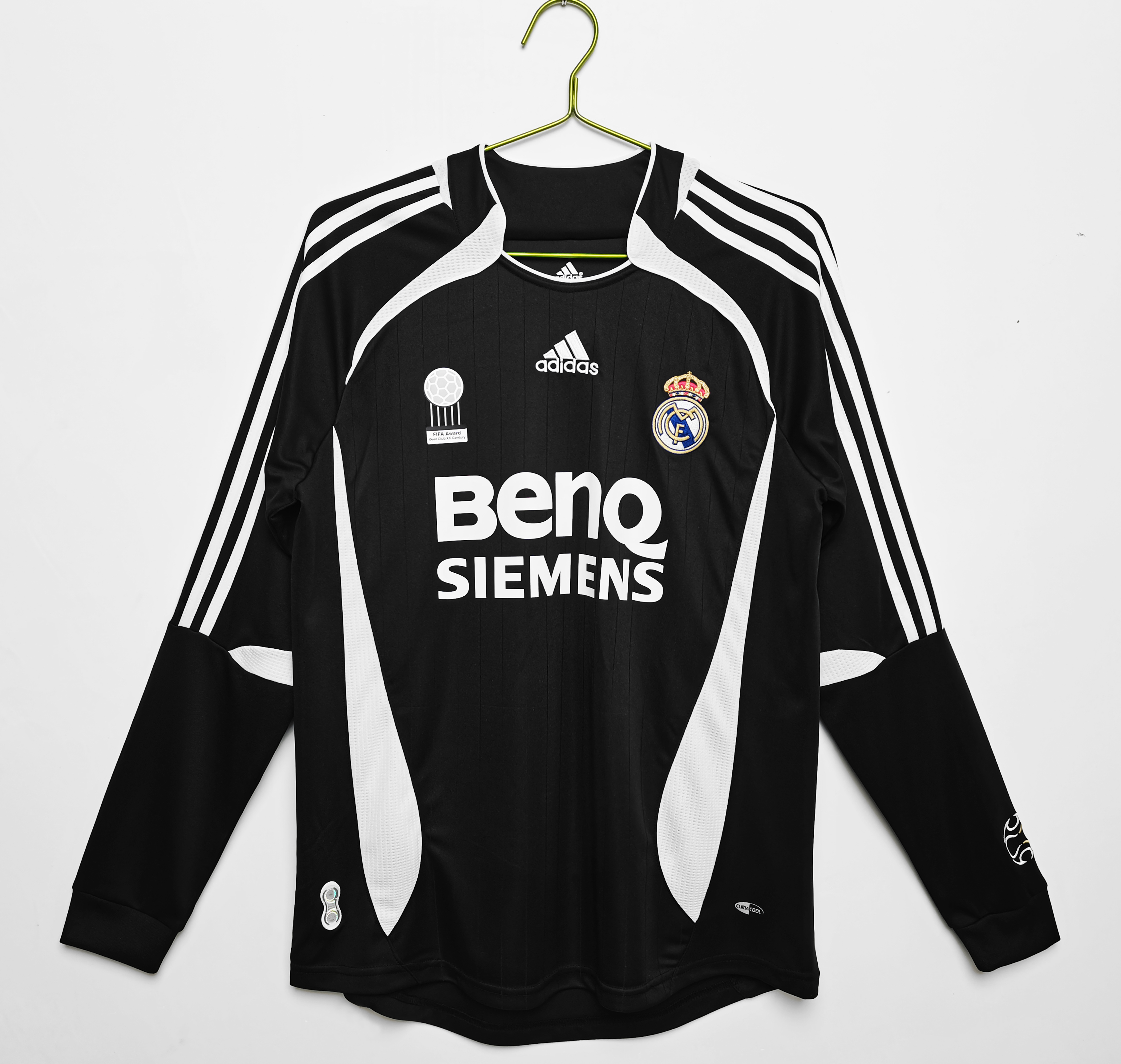 2006 07 Real Madrid Third Long Sleeve Retro Jersey