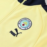 23-24 Manchester City Yellow Jacket Suit