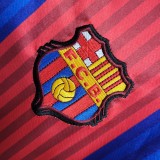 89-92 Barcelona Home Retro Long Sleeve Jersey/89-92 巴萨主场长袖