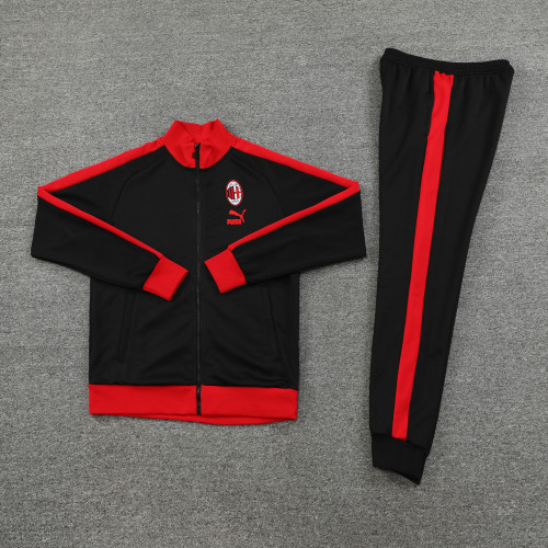 23-24 AC Milan Black Jacket Suit