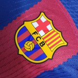 23-24 Barcelona Home Long Sleeve Player Jersey/23-24 巴萨主场长袖球员版