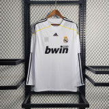09-10 Real Madrid Home Long Sleeve Retro Jersey/09-10 皇马主场长袖