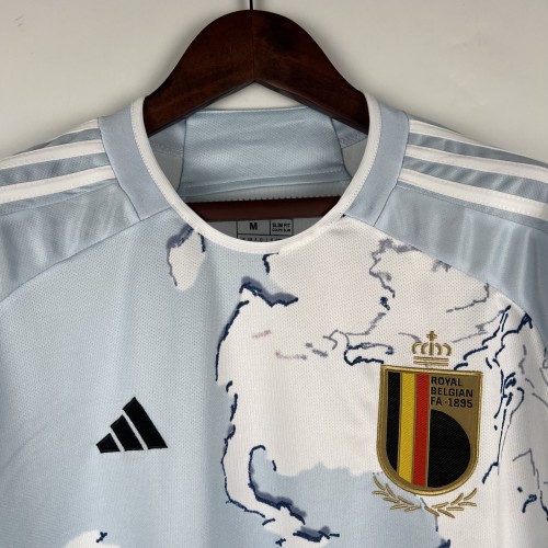 2023 Belgium Blue and White Jersey