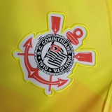 23-24 Corinthians Goal Keeper Yellow Fans Jersey/23-24 科林蒂安守门员球迷版