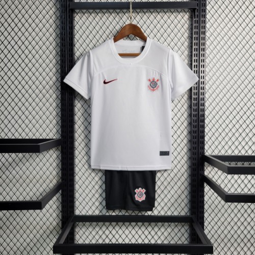 23-24 Corinthians Home Kids Kit/23-24 科林蒂安主场童装