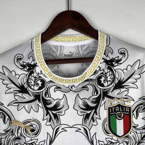 2023 Italy White Fans Jersey/2023意大利合作款球迷版白色