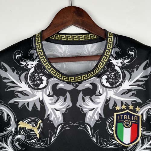 2023 Italy Black Fans Jersey/2023意大利黑色球迷版