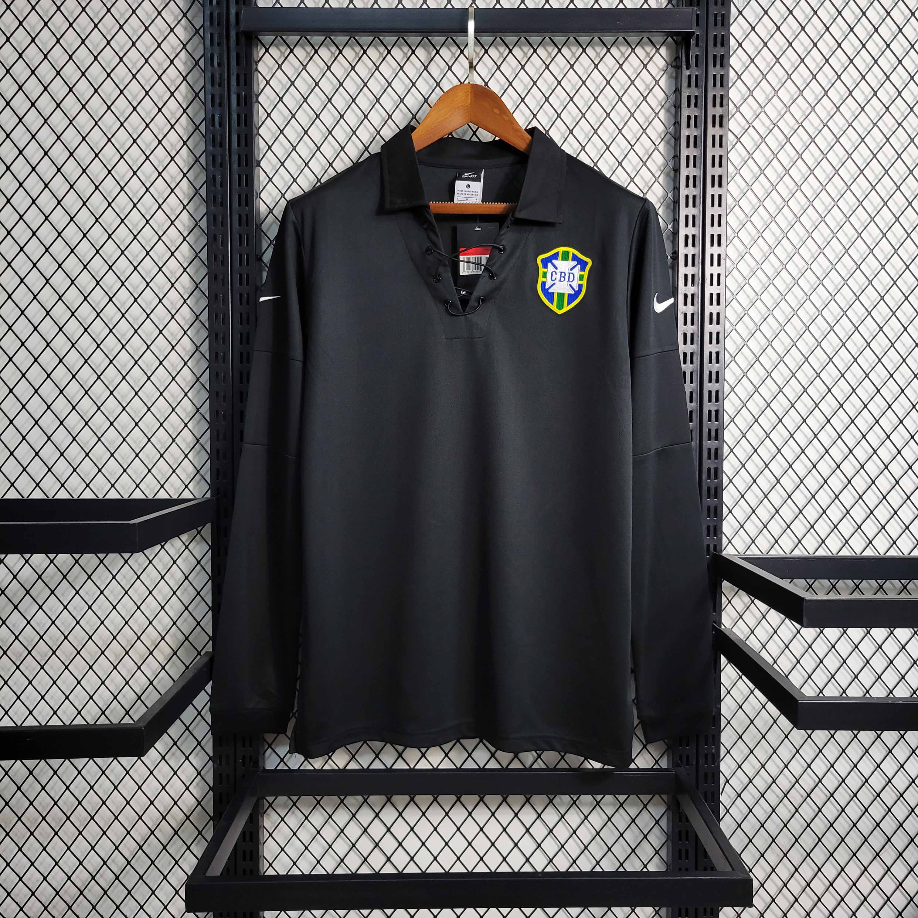 Brazil long cheap sleeve jersey