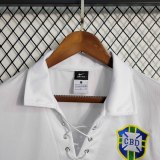 2004 Brazil White Retro Jersey/2004 巴西白色