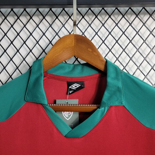 23-24 Fluminense Special Red Fans Jersey/23-24 弗卢米嫩塞特别红色球迷版