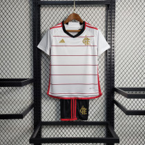 23-24 Flamengo Away Kids Kit/23-24弗拉门戈客场童装