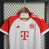 23-24 Bayern Munich Home Kids Kit/23-24 拜仁主场童装