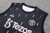 23-24 Manchester United Black Training Vest Suit/23-24曼联黑色无袖背心训练服