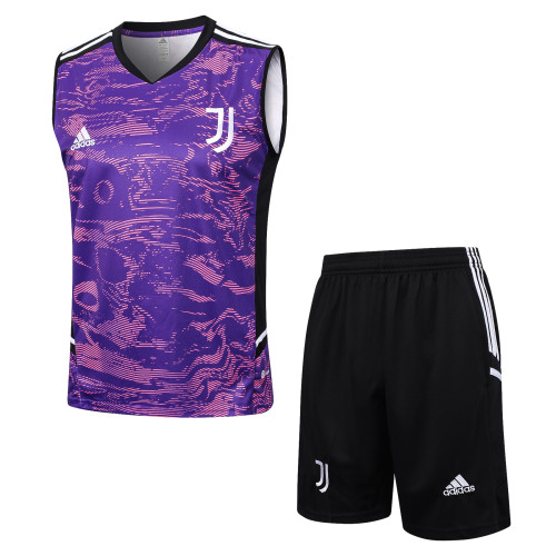 23-24 Juventus purple Training Vest Suit