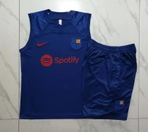 23-24 Barcelona Blue Training Vest Suit