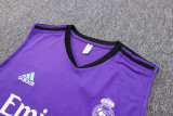 23-24 Real Madrid purple Training Vest Suit
